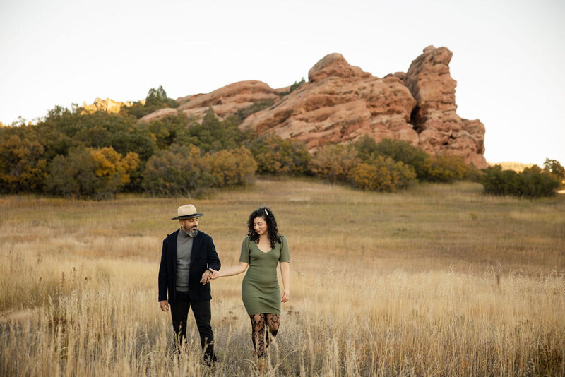Red Rocks Couples Fall Photos