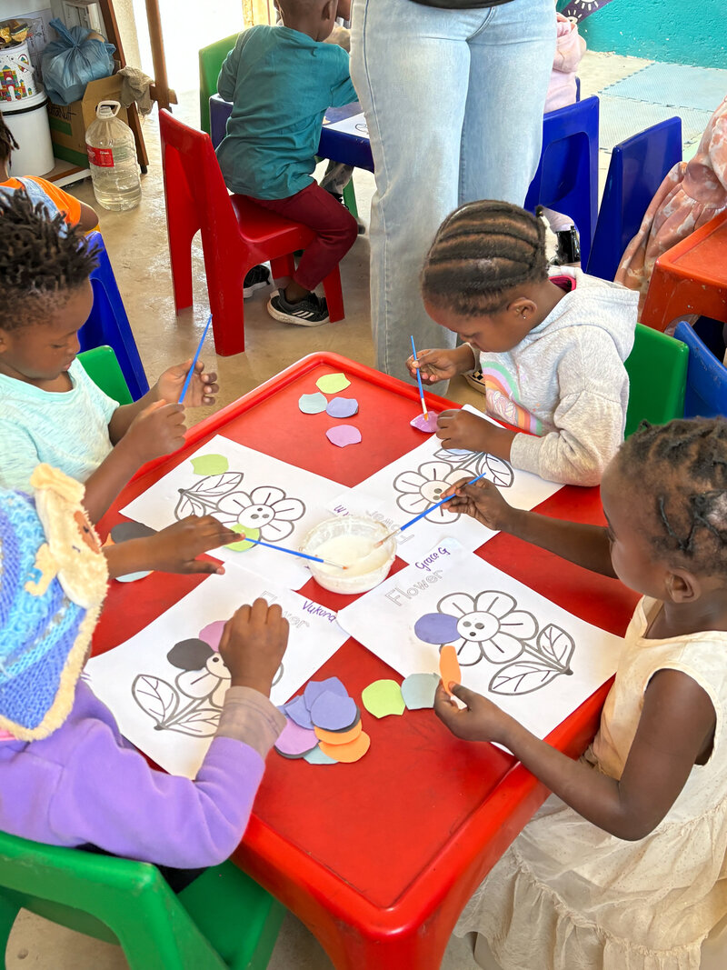 Rise creche with donations