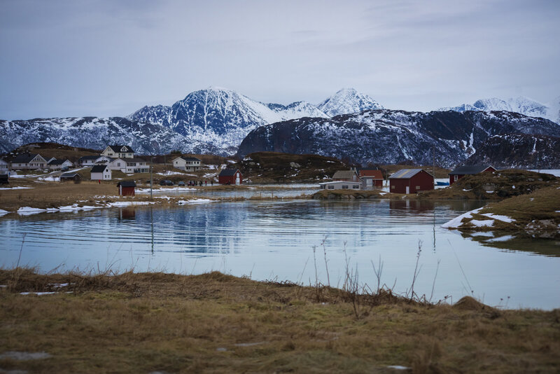 northern norway fjords at sømmerøy