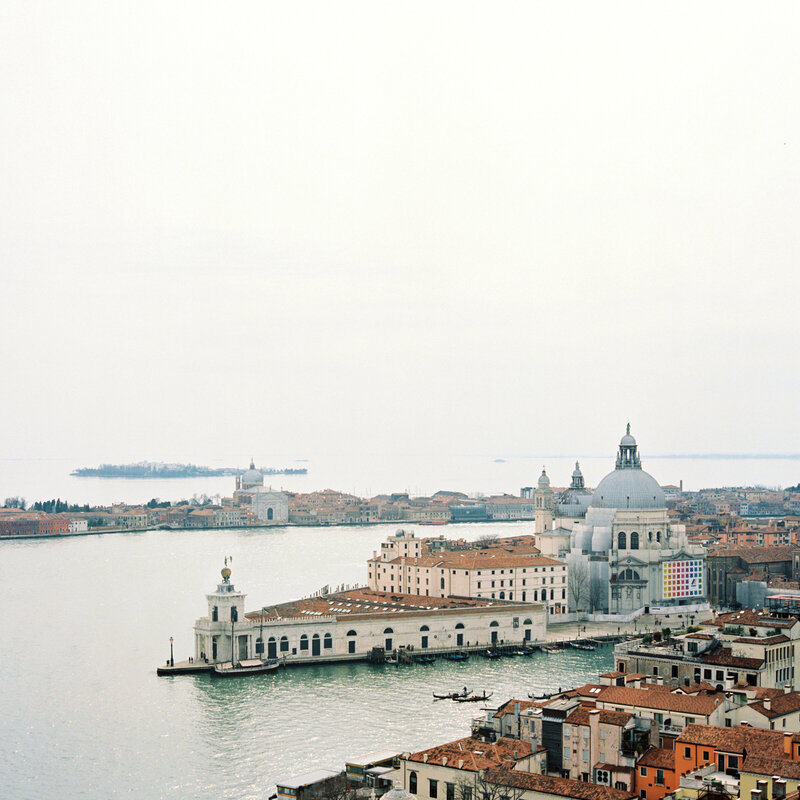Wide view of Venice waterfront