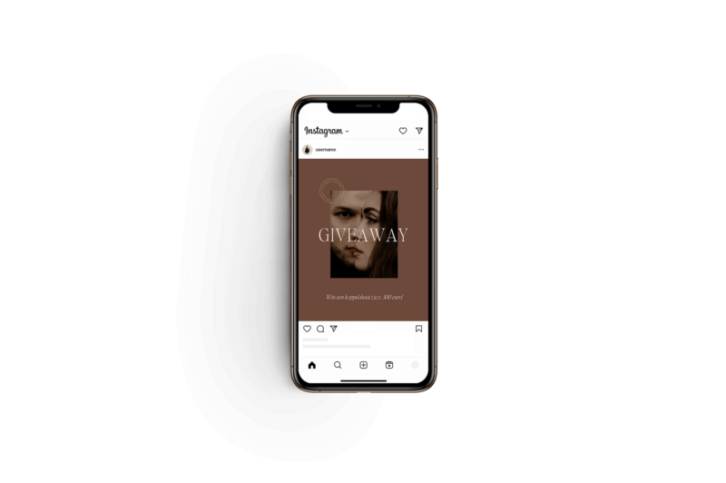 Luxe fotograaf Instagram post templates