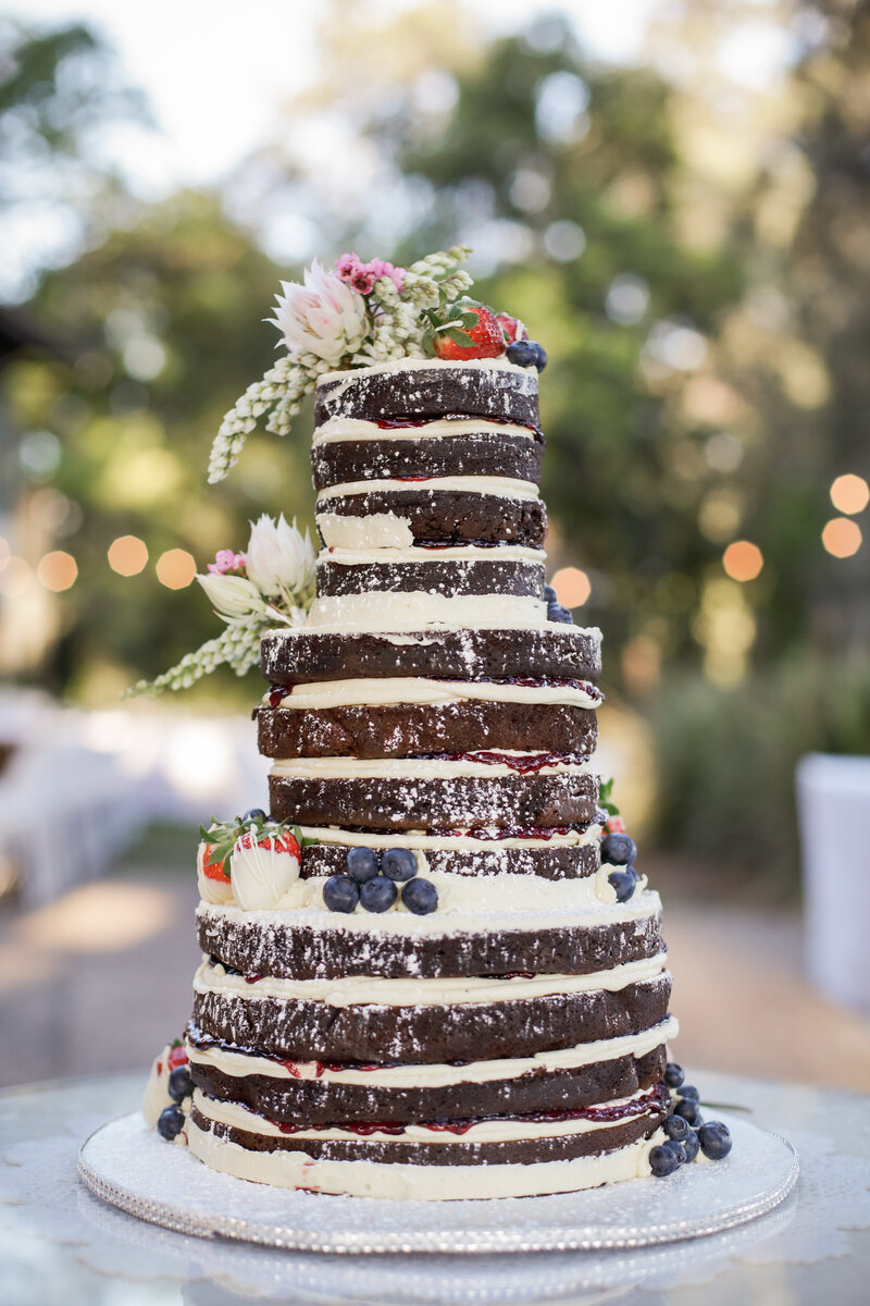 wedding cake photography