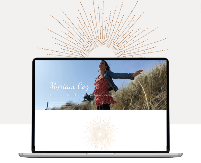 Myriam Coz - branding and web design