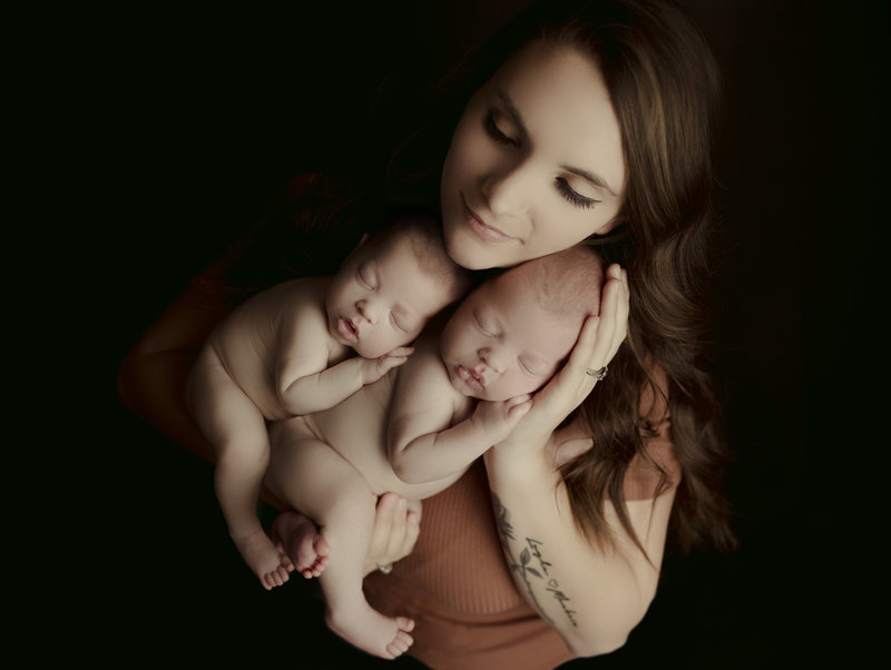 Austin, Texas  Newborn Photography Studio | Twin Newborn Photoshoot