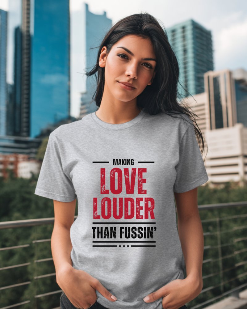 Love Louder Gray