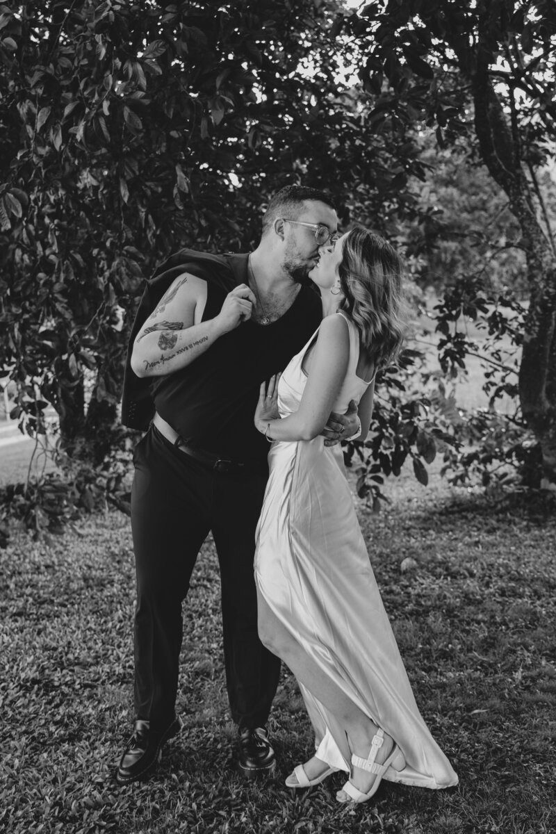 A couple captured on film in the mountains of Maleney after renewing their vows