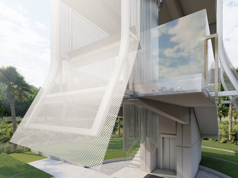 Sweet Sparkman Architecture Beirut Peacekeepers Memorial Tower Landscape 7