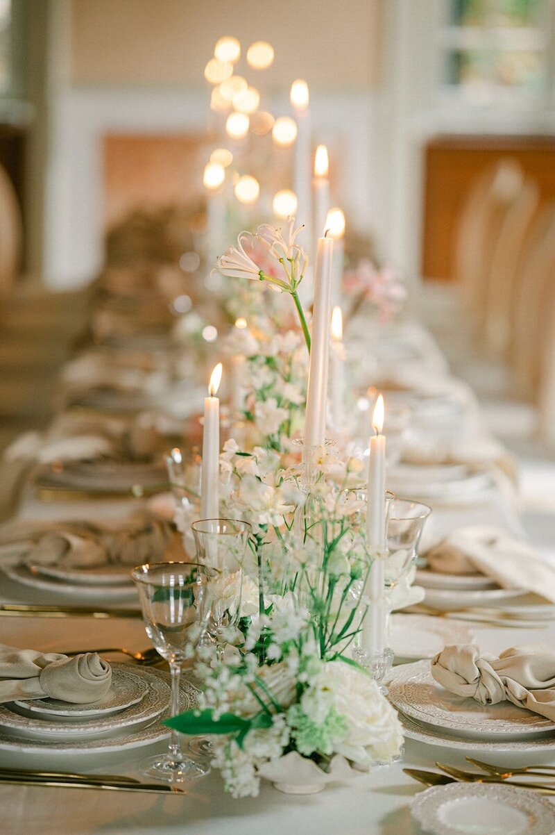Dinner table display.
