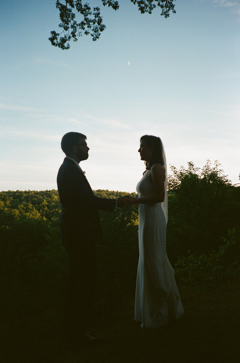 beautiful wedding on film with a vintage feel