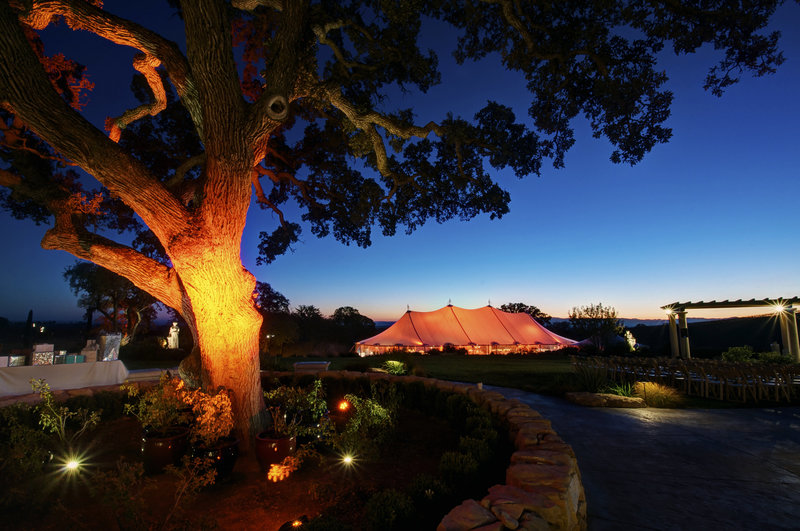 Boss Wedding - Reception Tent Nightime