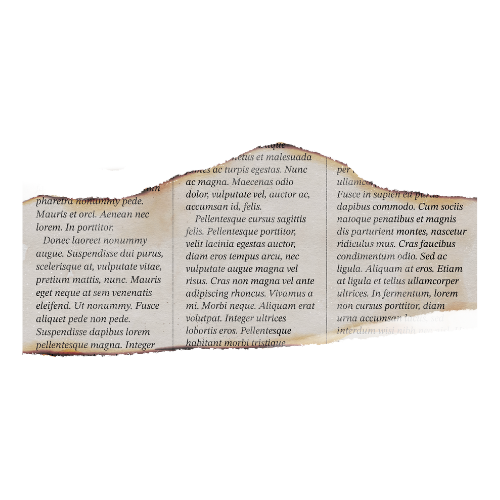 newspaper tear