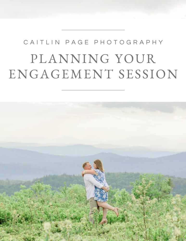 Caitlin Page Planning Your Engagement Session