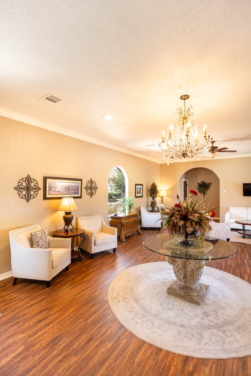 Main building of Hotel in Wimberley Texas