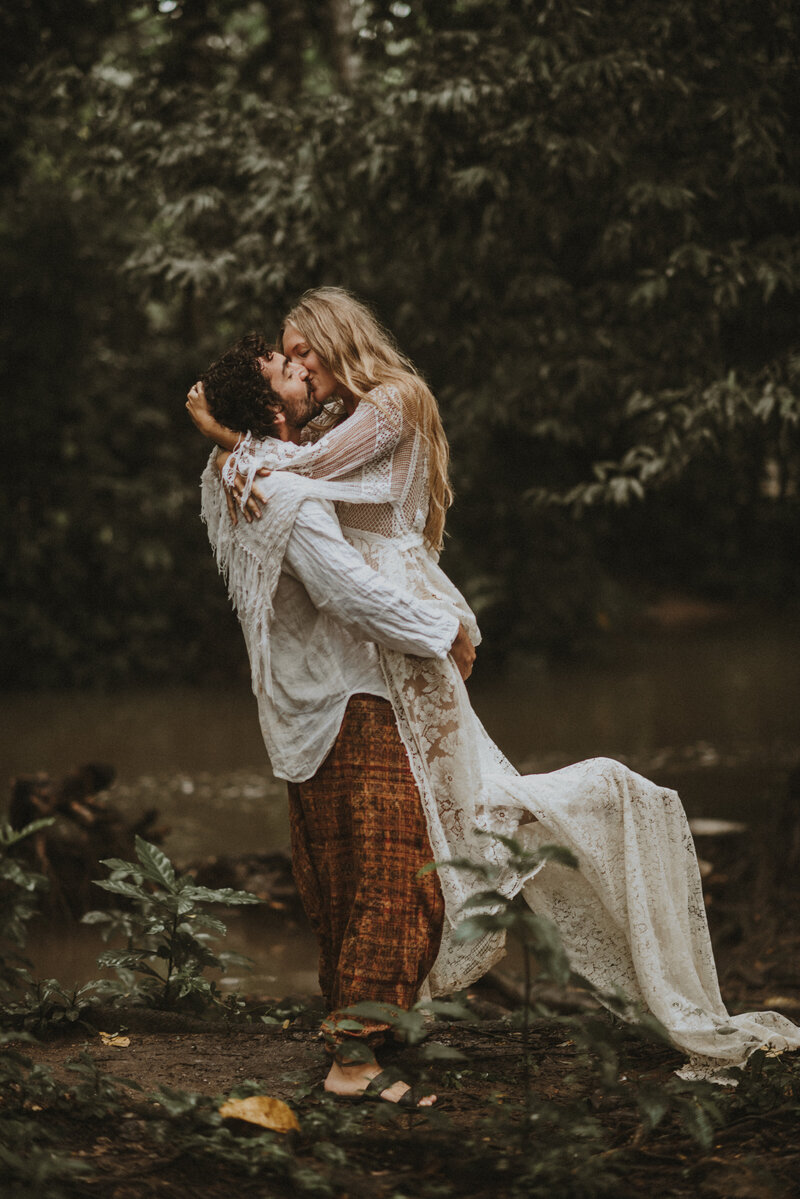 Palenque Waterfall Adventure Elopement