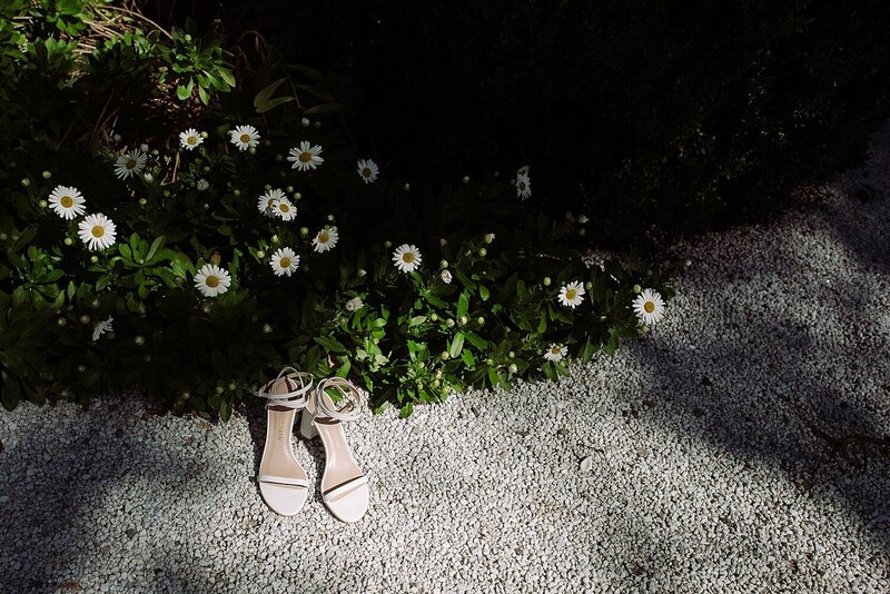 photo of shoes edited with the best wedding photography presets