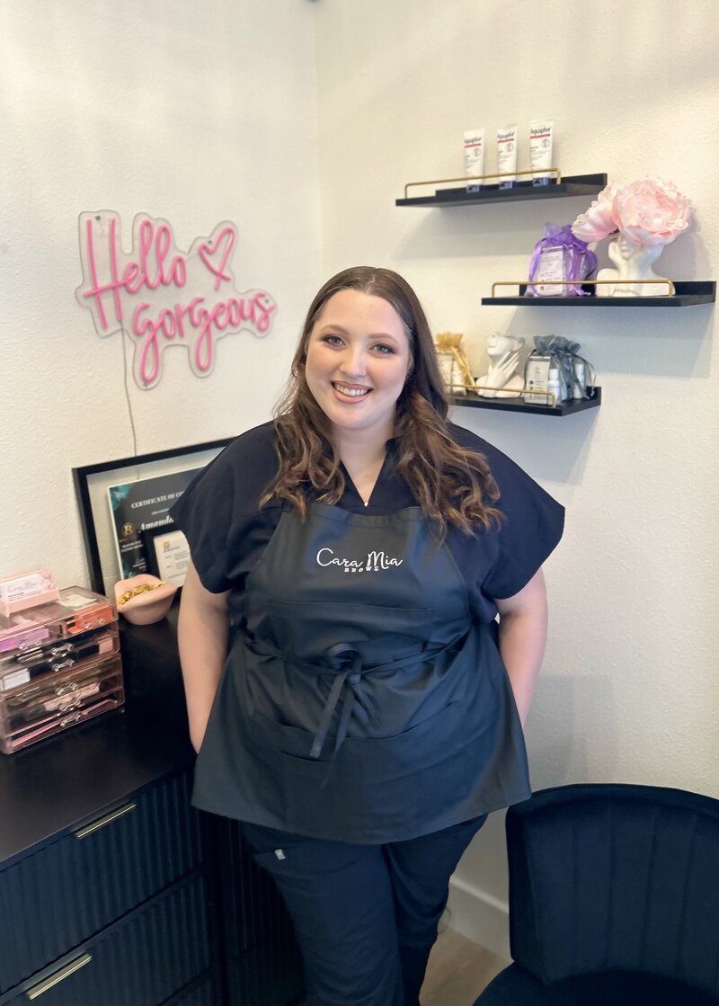 Jill esthetician standing