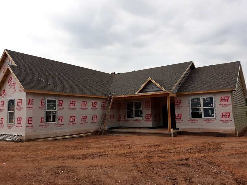 new construction roofing project