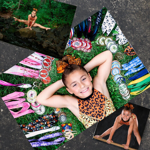 Explore Stunning Gymnast Portrait Artwork in Wallingford, CT | Celebrating Vivi's Strengths, Achievements, and Medals with Ashlie Steinau Photography
