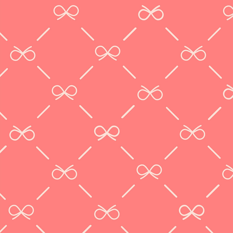 pink bow brand pattern