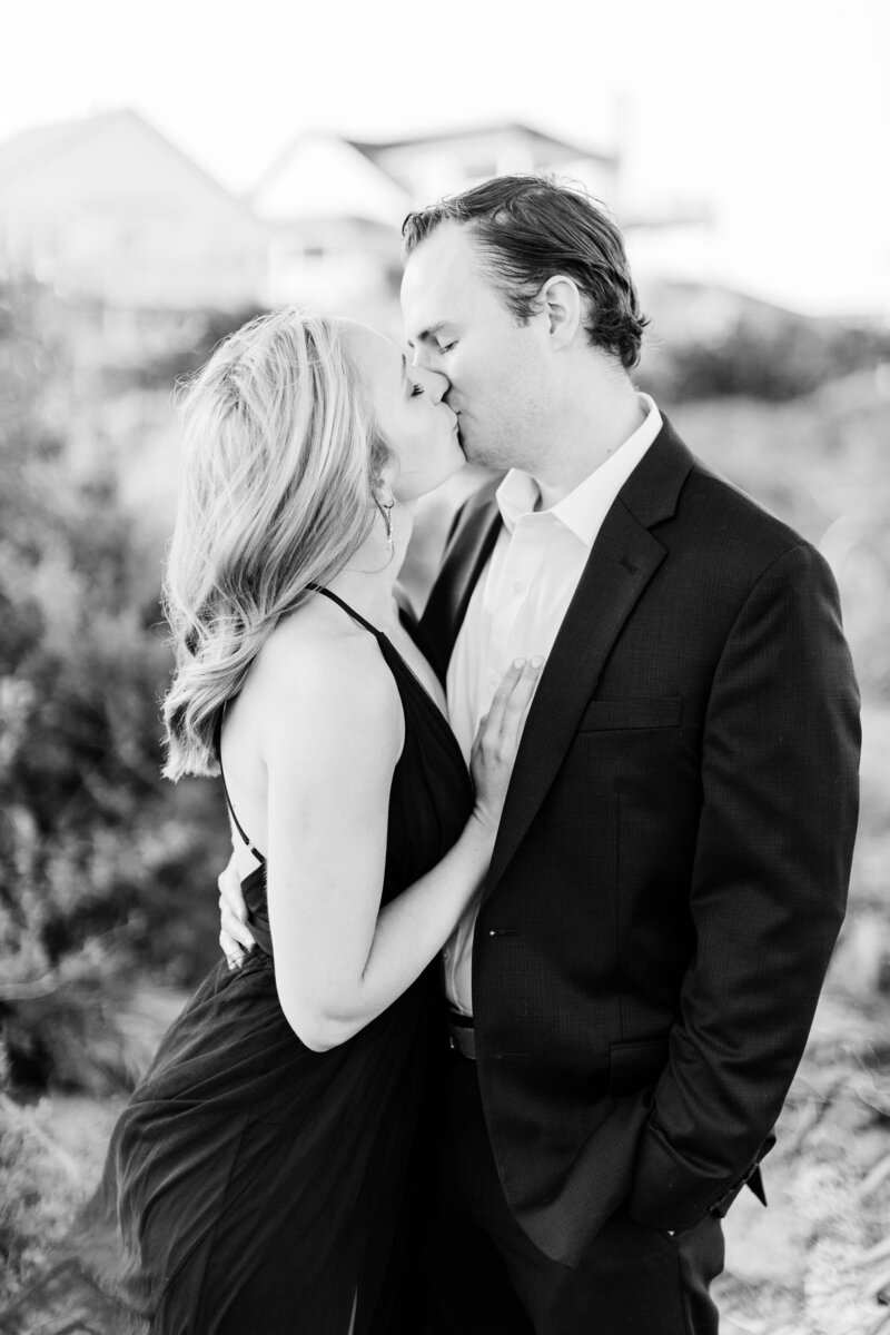 Kissing on the Beach  | Wrightsville Beach NC | The Axtells Photo and Film