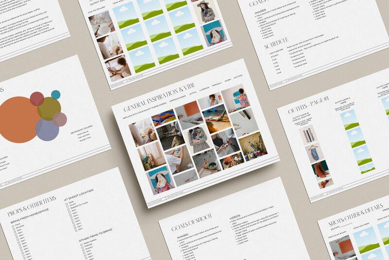 Brand Photo Shoot Planner Mockup