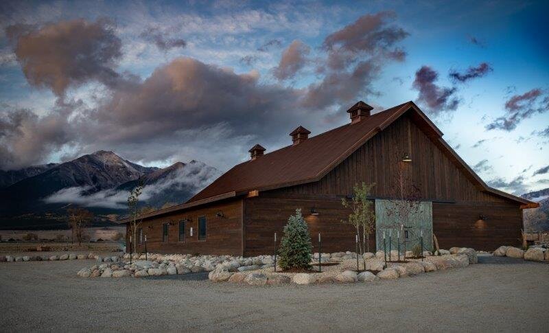 The Barn at Sunset Ranch is one of Colorado's best wedding venues.