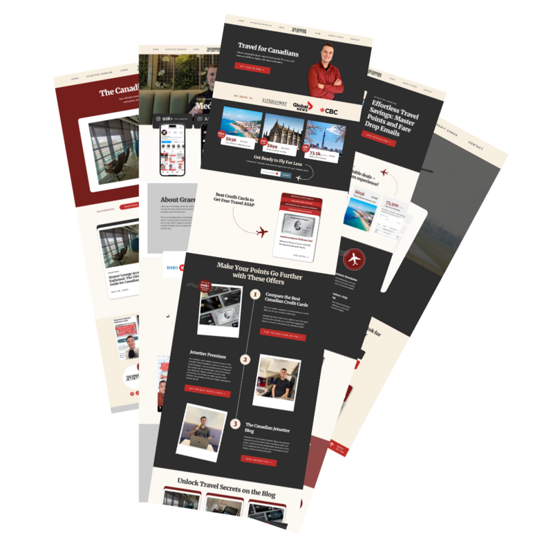 Client's Website design.