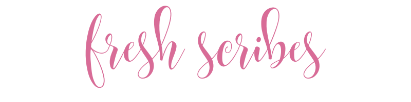 Fresh Scribes logo_pink