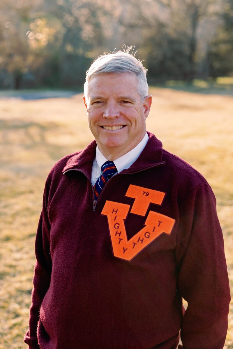 Business headshot in Roanoke, VA, capturing professionalism and confidence for corporate branding for VT