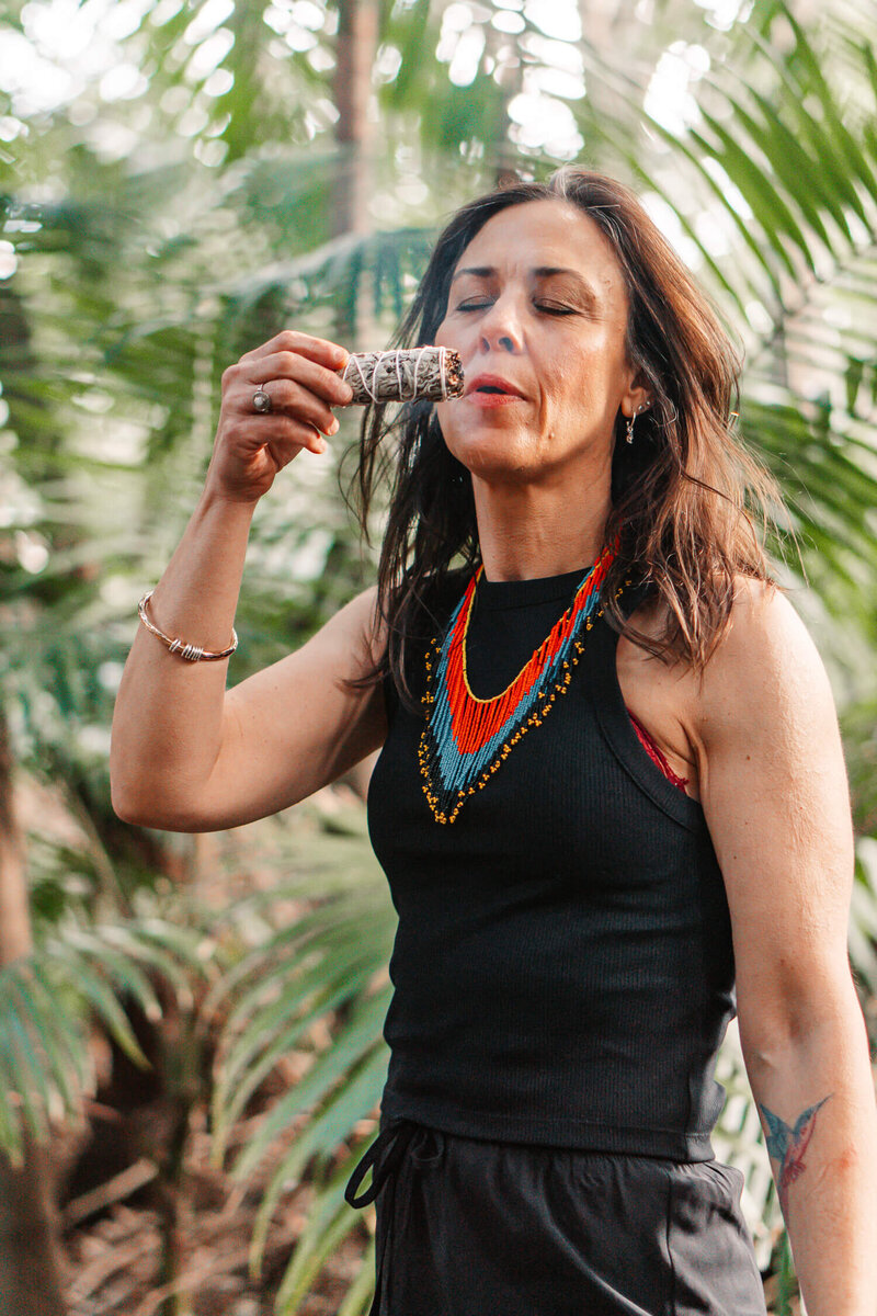 5- forest spiritual yoga photos Emma yogaroo Australia
