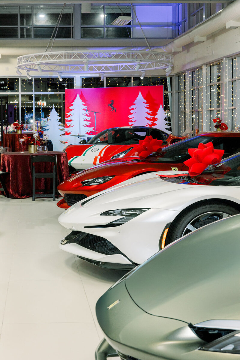 Ferrari of Denver Christmas Party planner