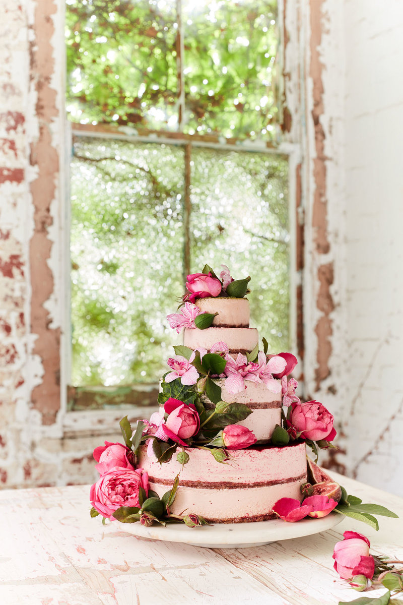 cake w flower
