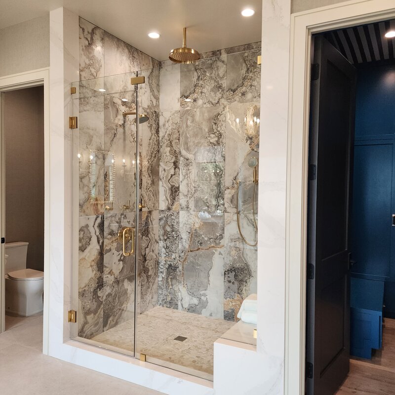 master bathroom remodel - quartz stone