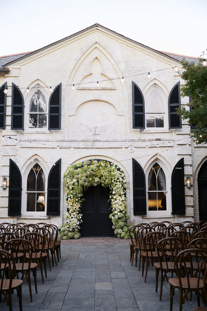 Wedding Ceremony at the William Aiken House in Charleston, SC