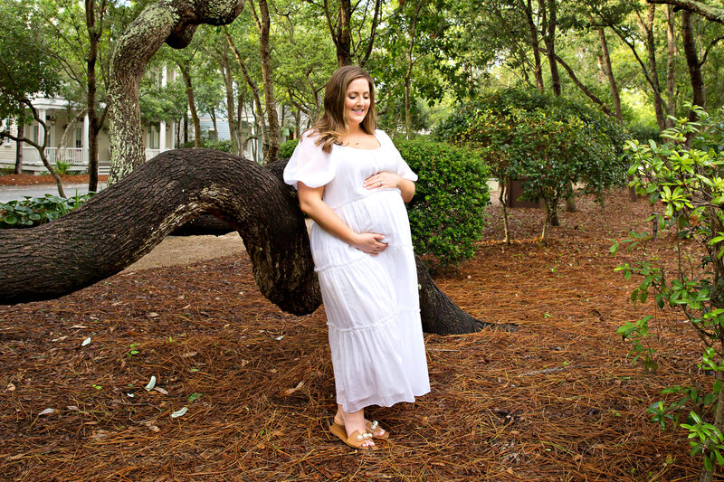 Maternity photography in Watercolor florida
