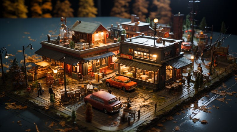 nick0079_Tilt-shift_isometric_view_a_60s_roadside_diner_in_a_ru_b0323c6a-53eb-4097-a554-e73c78e7c825