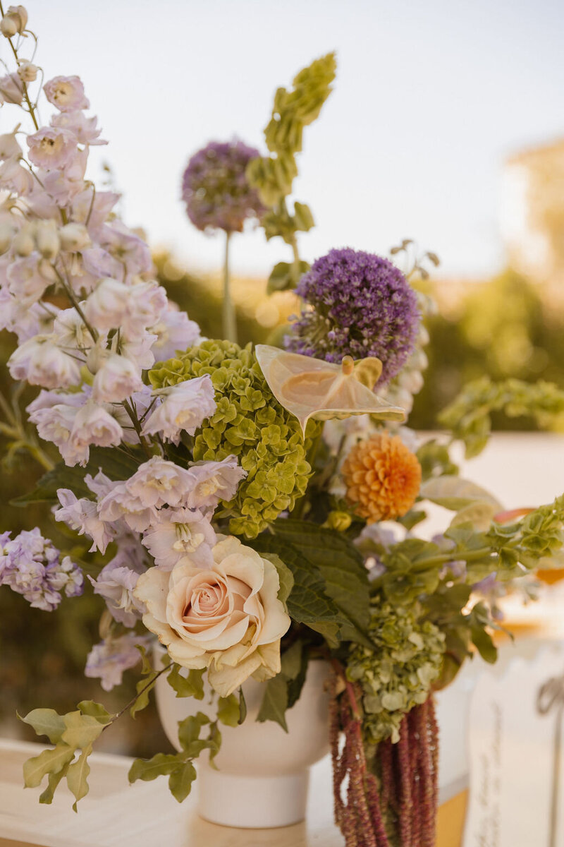wedding florals at venue in arizona