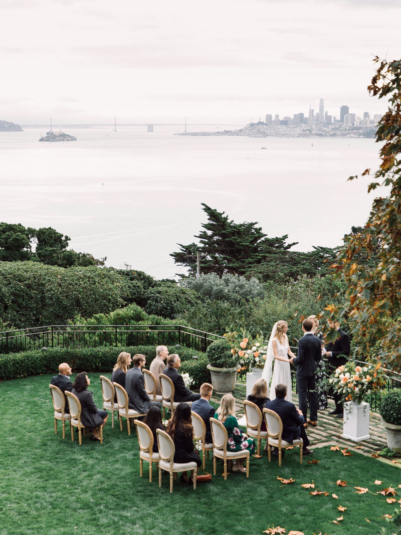 Wedding by Jenny Schneider Events at a private residence in Marin County, California.