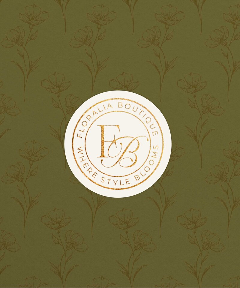 Hand Drawn Floral Logo and Branding