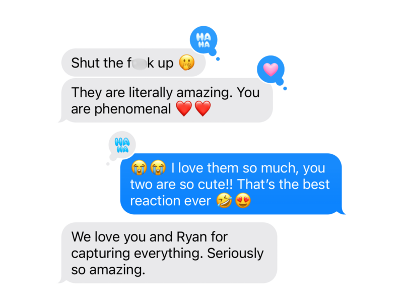 Shut the f up.  They are literally amazing.  You are phenomenal.  We love you and Ryan for capturing everything.  Seriously so amazing.