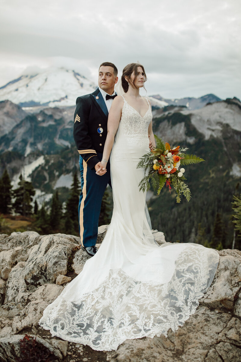 Washington mountain elopement