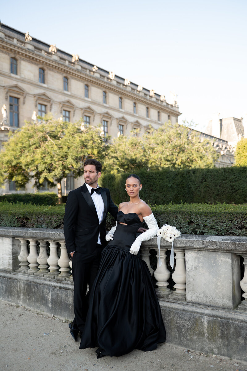 Fleur Bours Photography Elopement Paris black 15