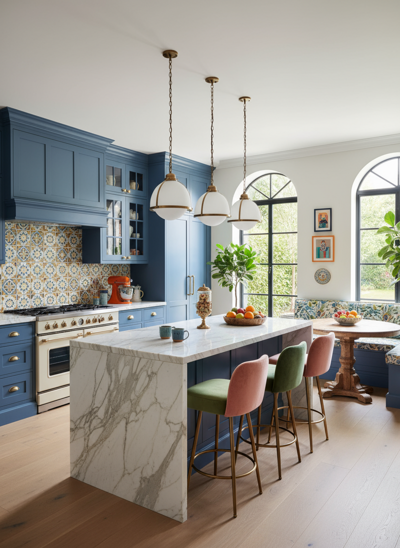 Firefly_Gemini Flash_a luxury, trendy kitchen in a classic style, designed by a top interior designer from 473598