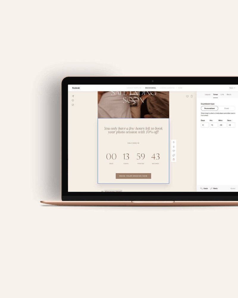 Minimal Flodesk templates for photographers Blooming Bliss 4