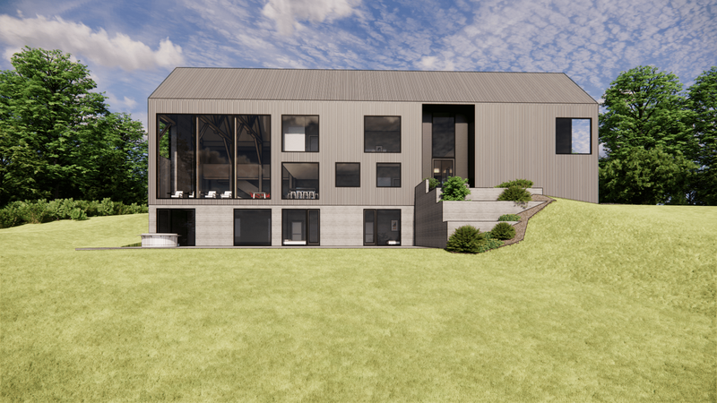 In progress photo for Sand Lake Farmhouse