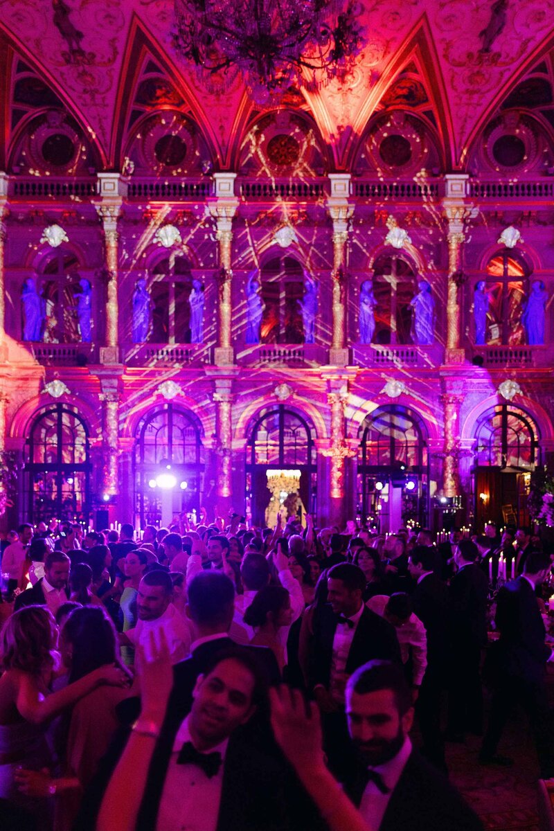 extravagant wedding in paris france 104