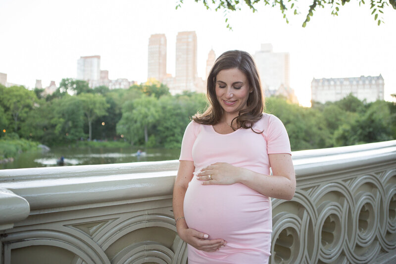 New York City maternity photos in Central Park by Maryland photographer, Christa Rae Photography