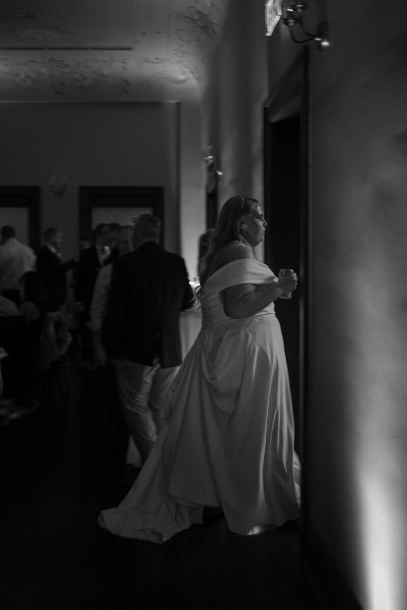 Indiana_Michigan_Wedding Planner_Ana Pierson Photography_Eagles Theatre_Wabash Indiana_Bridal Fashion_Editorial_Bride_Black & White