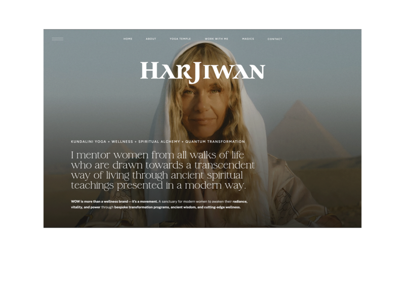 Custom Showit Website Design for Spiritual and Wellness