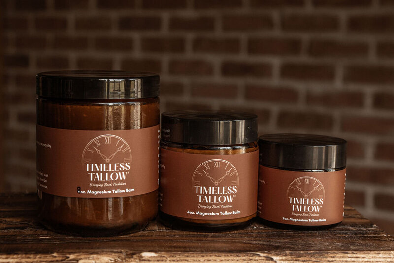 Indiana magnesium tallow balm calming skin